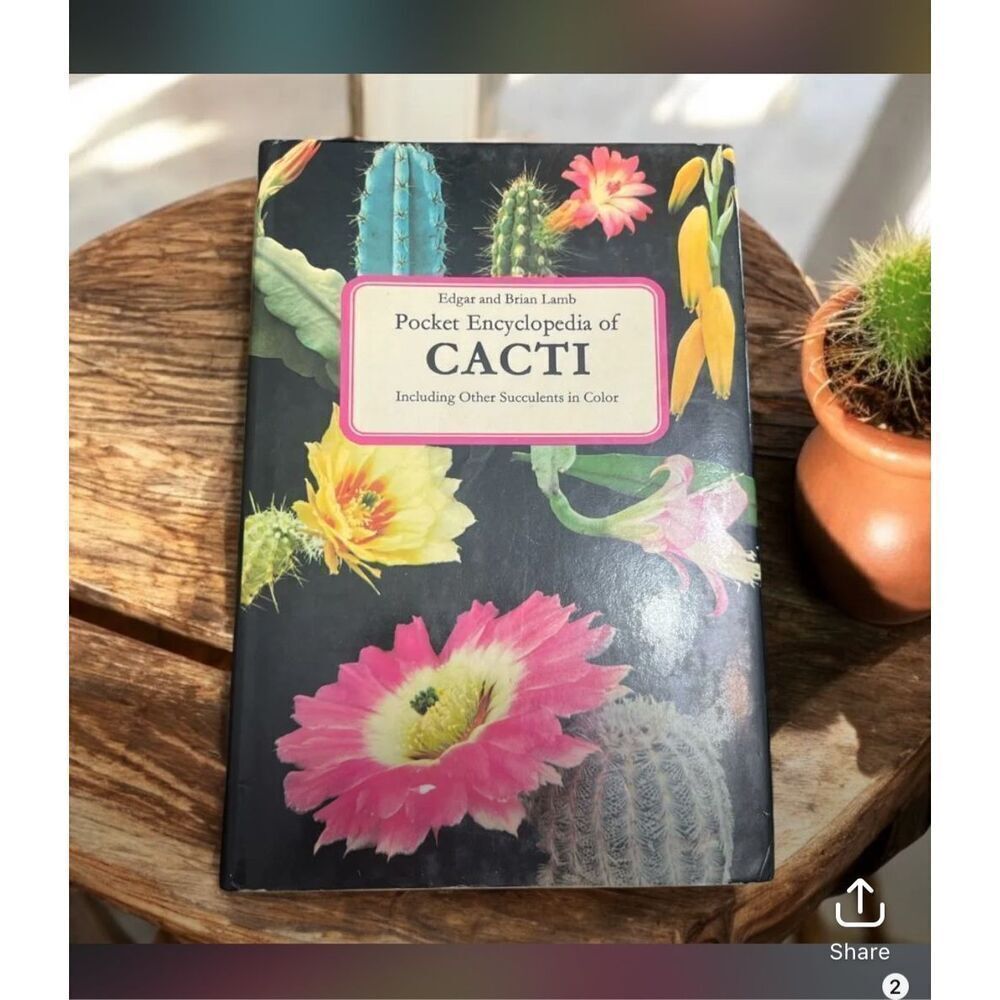 1972 Pocket Encyclopaedia of Cacti in Colour Including Other Succulents
